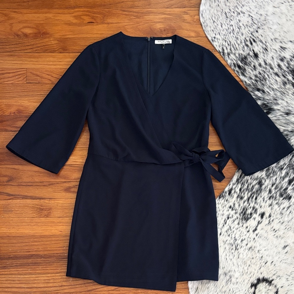 House of Harlow 1960 Navy Long Sleeve Dress